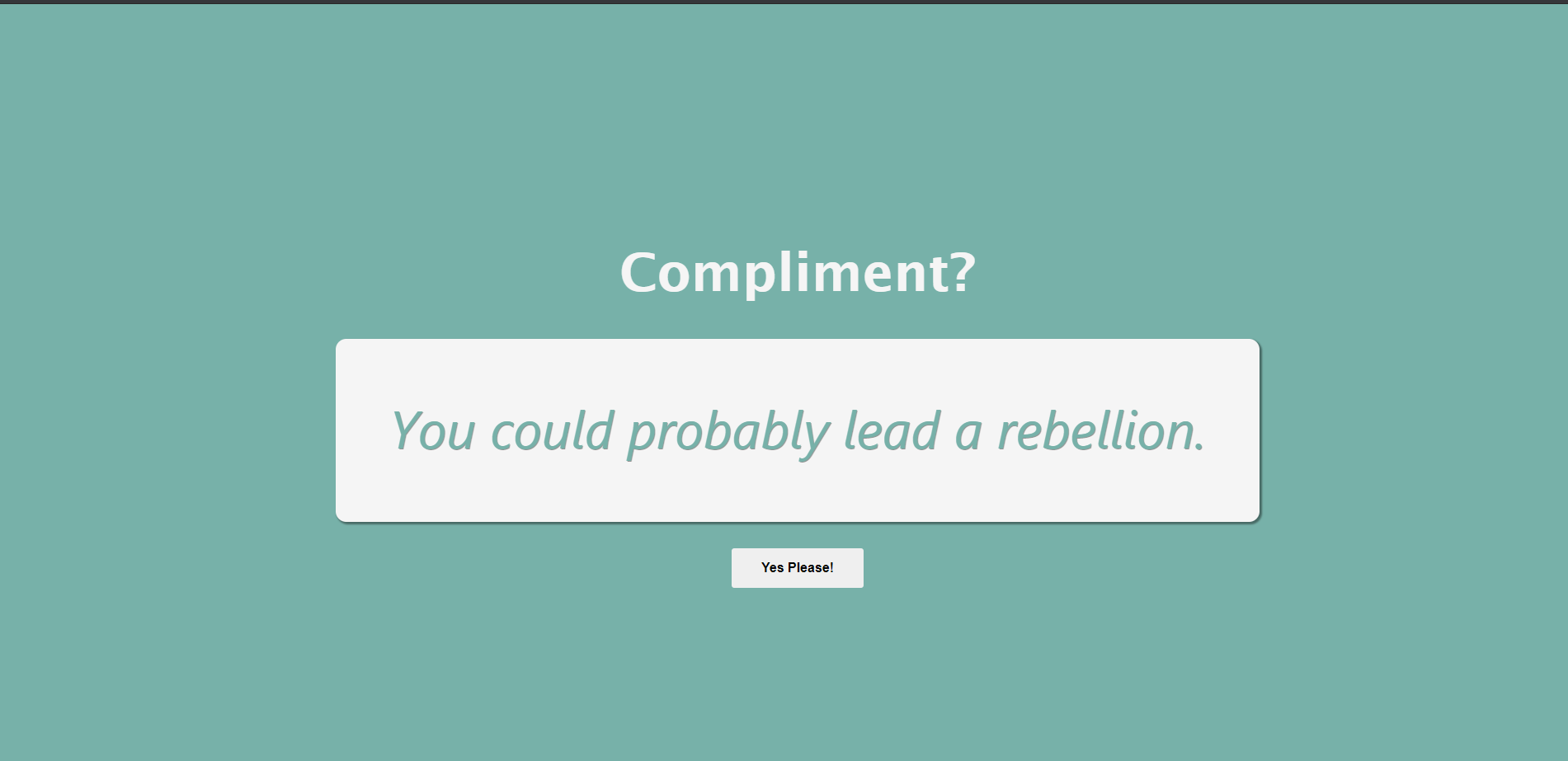 Compliment-generator